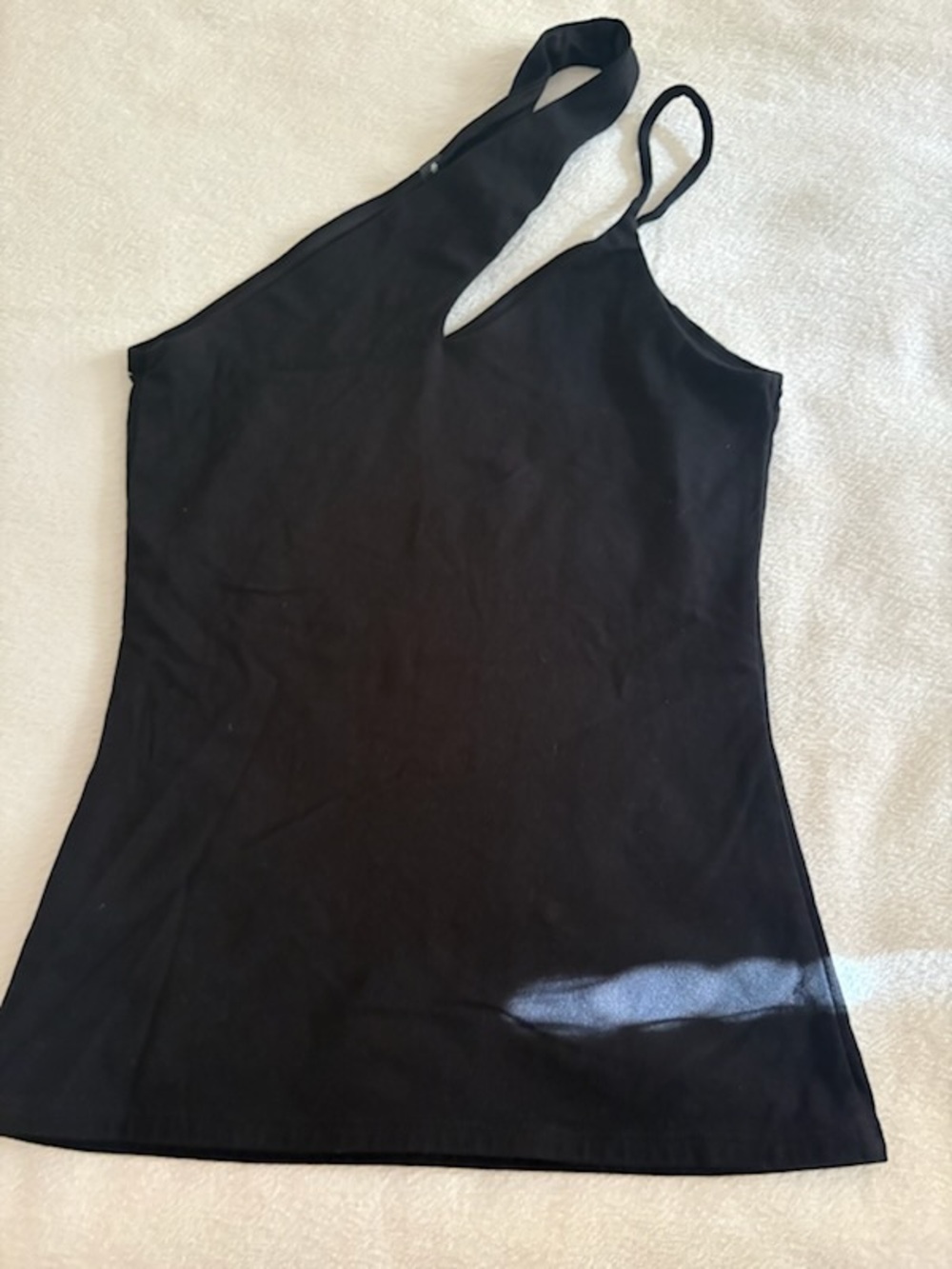 Express Black One-Shoulder Top